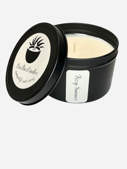 Cocobuzz Anti-Mug Geurkaars in zes heerlijke geuren, gemaakt van natuurlijke kokosolie en raapzaadolie, zonder paraffine, soja, palm, bijenwas of synthetische toevoegingen.